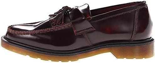 Dr. Martens Mocassim masculino Adrian Slip-On, vermelho cereja Dr. Martens Mocassim masculino Adrian Slip-On, vermelho cereja
